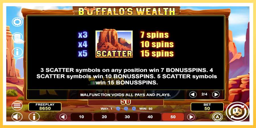 Buffalos Wealth: ပိုက်ဆံအတွက်ကစား, ပုံ 6