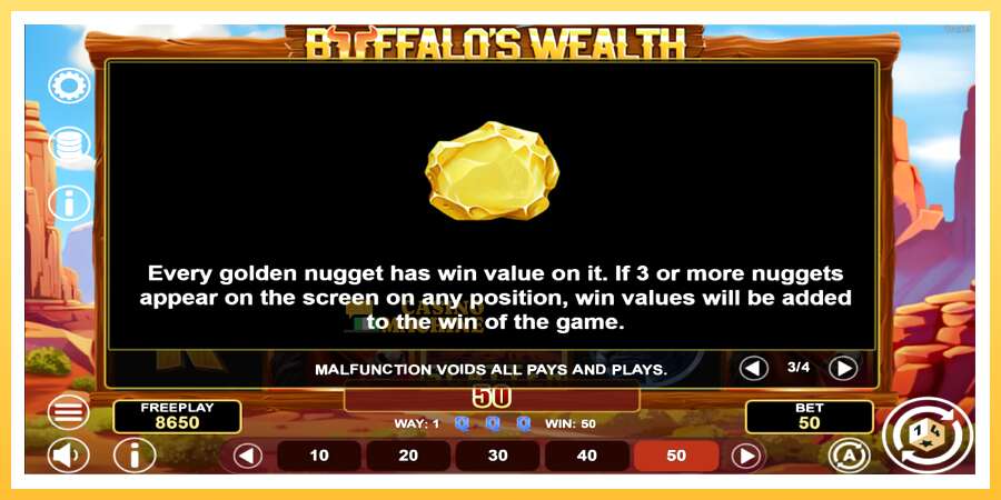 Buffalos Wealth: ပိုက်ဆံအတွက်ကစား, ပုံ 7