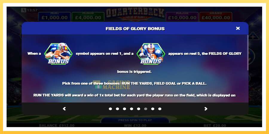 Quarterback Fields of Glory: ပိုက်ဆံအတွက်ကစား, ပုံ 7