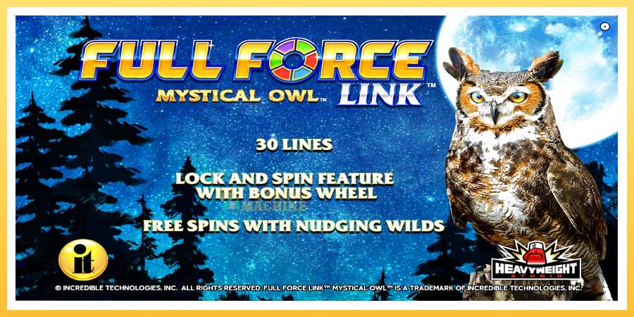 Full Force Mystical Owl: ပိုက်ဆံအတွက်ကစား, ပုံ 1