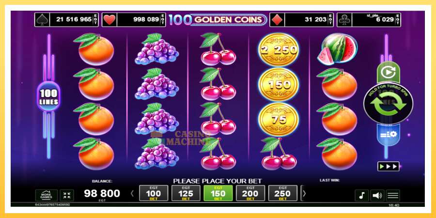 100 Golden Coins: ပိုက်ဆံအတွက်ကစား, ပုံ 2