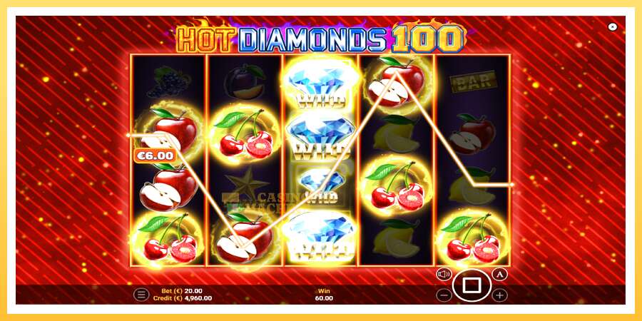 Hot Diamonds 100: ပိုက်ဆံအတွက်ကစား, ပုံ 3