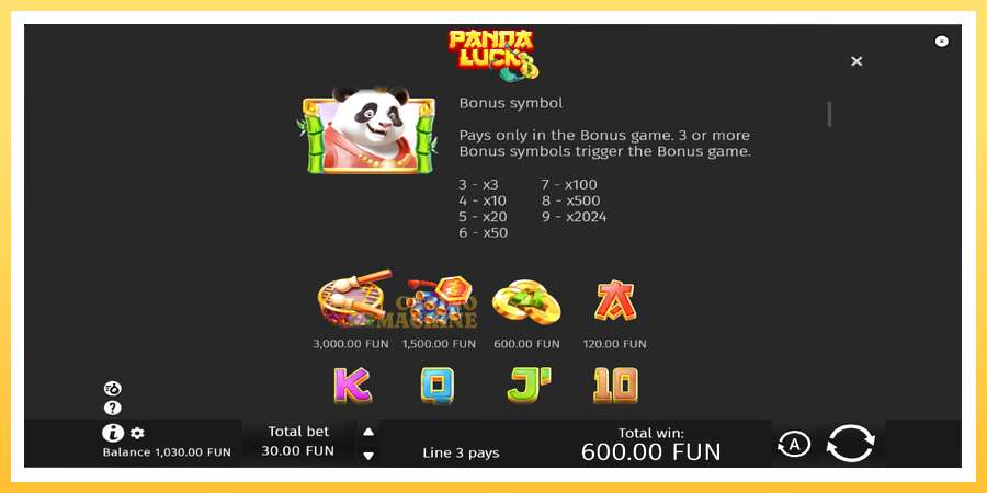 Panda Luck: ပိုက်ဆံအတွက်ကစား, ပုံ 5