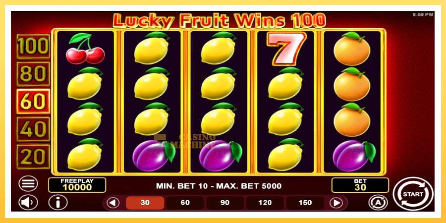 Lucky Fruit Wins 100: ပိုက်ဆံအတွက်ကစား, ပုံ 1