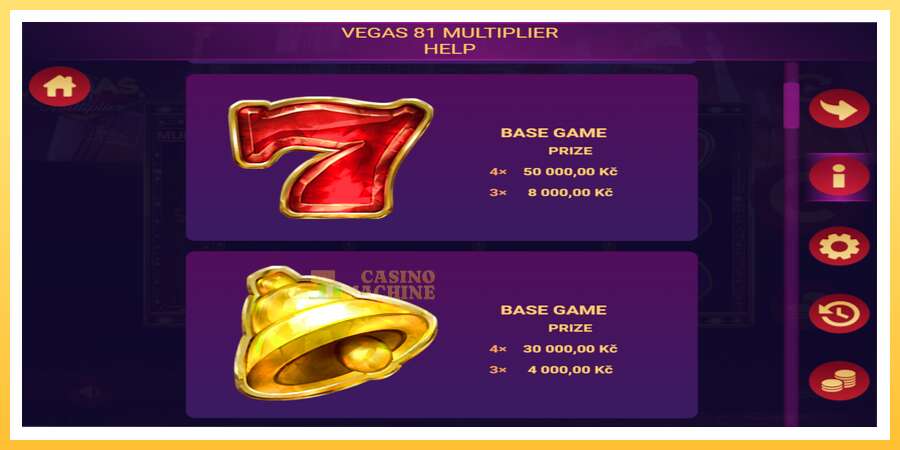 Vegas 81 Multiplier: ပိုက်ဆံအတွက်ကစား, ပုံ 4