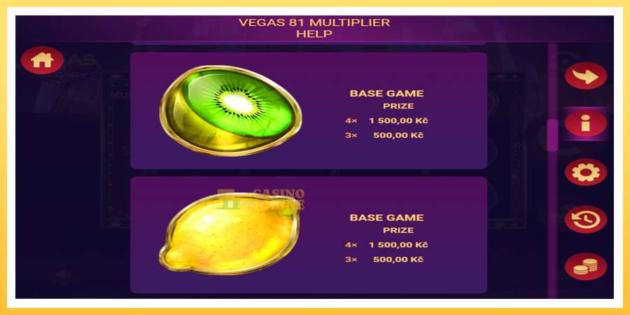 Vegas 81 Multiplier: ပိုက်ဆံအတွက်ကစား, ပုံ 5