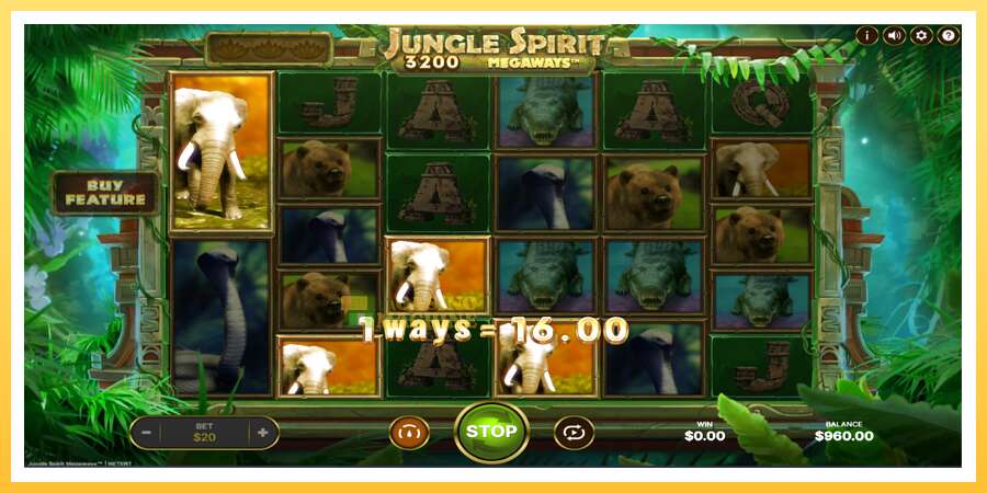 Jungle Spirit Megaways: ပိုက်ဆံအတွက်ကစား, ပုံ 3