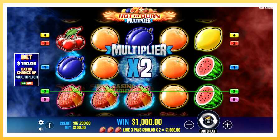 Hot to Burn Multiplier: ပိုက်ဆံအတွက်ကစား, ပုံ 4