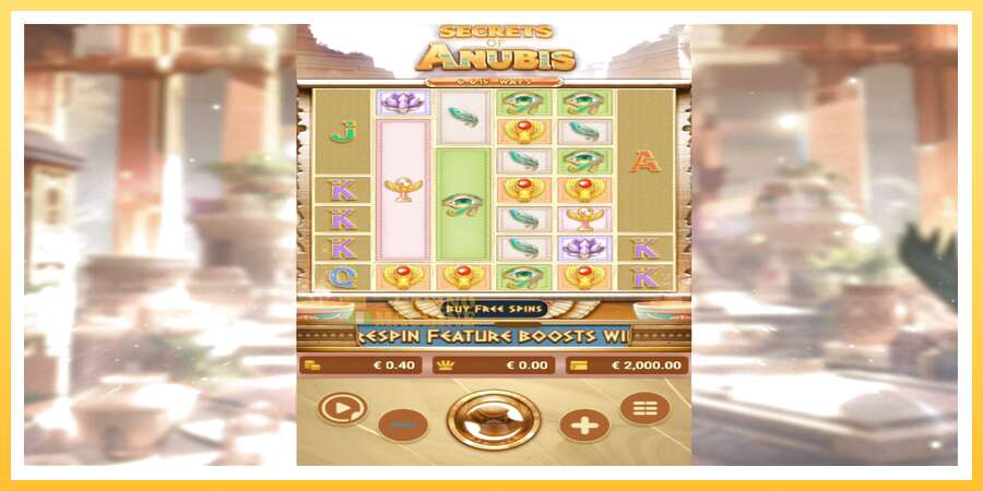 Secrets of Anubis: ပိုက်ဆံအတွက်ကစား, ပုံ 1