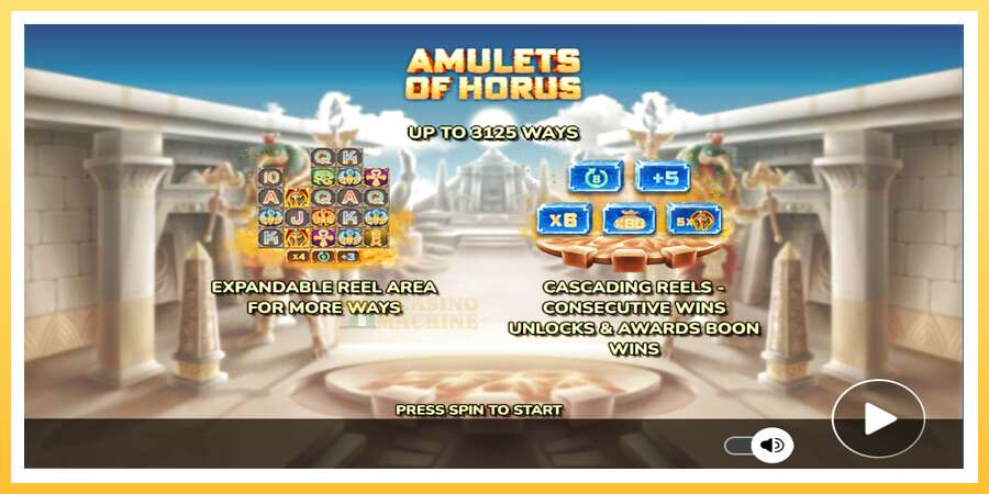 Amulets of Horus: ပိုက်ဆံအတွက်ကစား, ပုံ 1