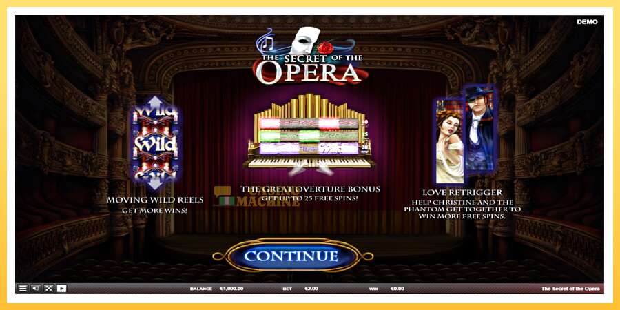 The Secret of the Opera: ပိုက်ဆံအတွက်ကစား, ပုံ 1