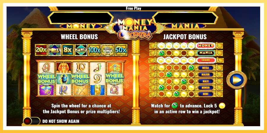 Money Mania Cleopatra: ပိုက်ဆံအတွက်ကစား, ပုံ 1