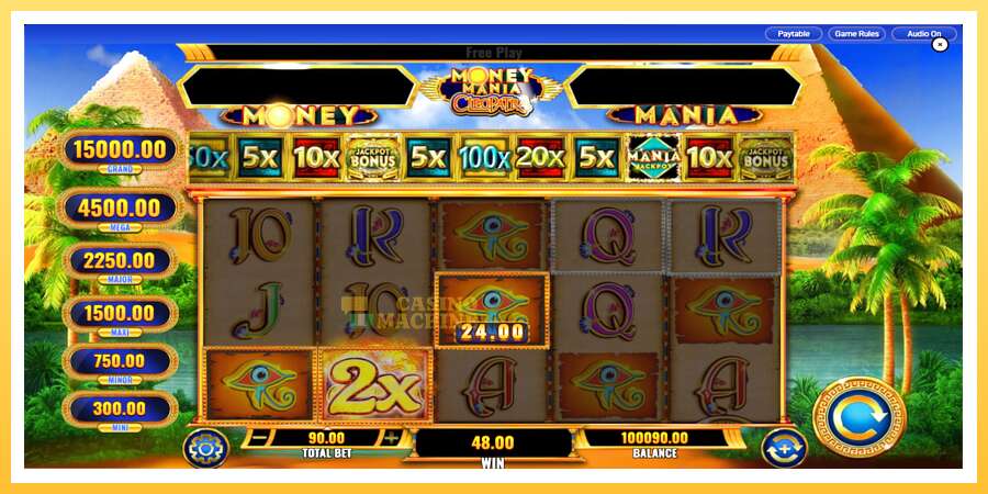 Money Mania Cleopatra: ပိုက်ဆံအတွက်ကစား, ပုံ 4