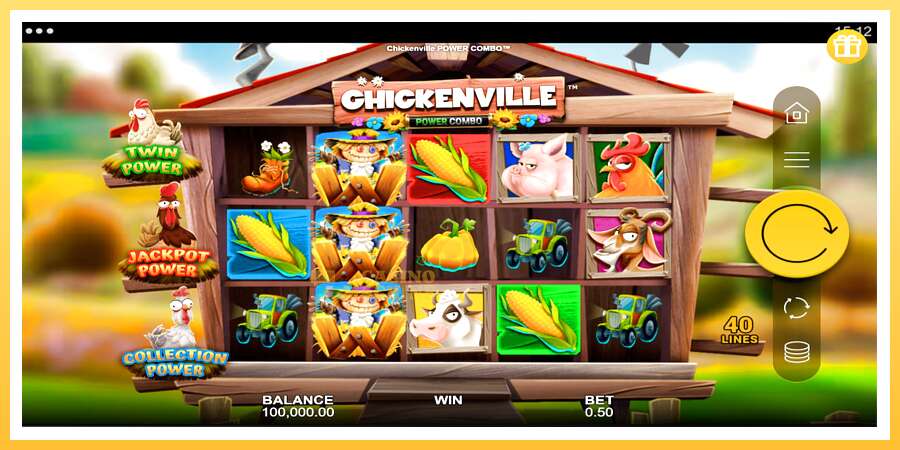 Chickenville Power Combo: ပိုက်ဆံအတွက်ကစား, ပုံ 1