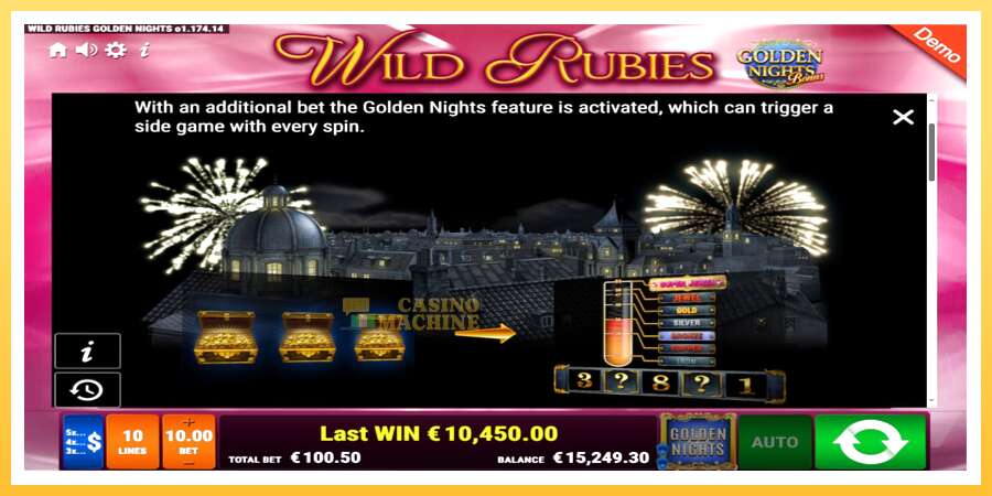 Wild Rubies Golden Nights: ပိုက်ဆံအတွက်ကစား, ပုံ 6