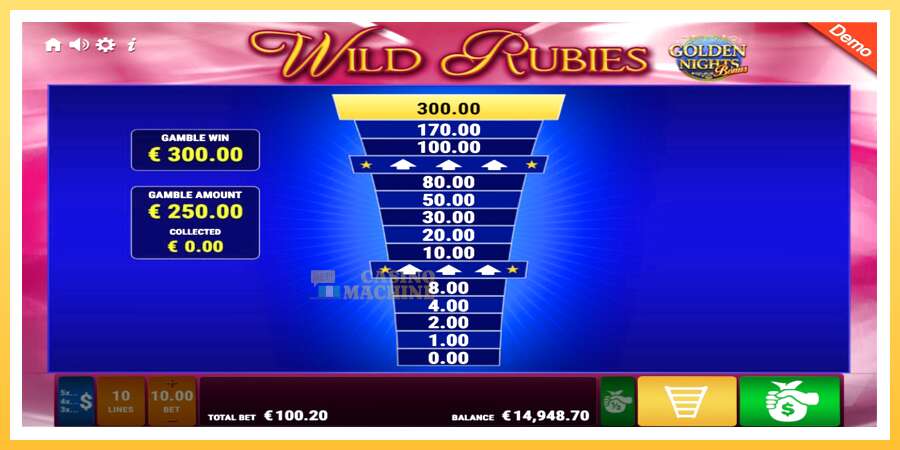 Wild Rubies Golden Nights: ပိုက်ဆံအတွက်ကစား, ပုံ 8