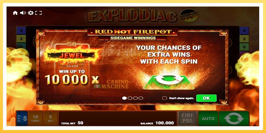 Explodiac Red Hot Firepot: ပိုက်ဆံအတွက်ကစား, ပုံ 1