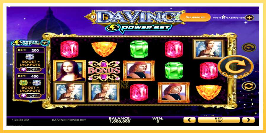 Da Vinci Power Bet: ပိုက်ဆံအတွက်ကစား, ပုံ 2