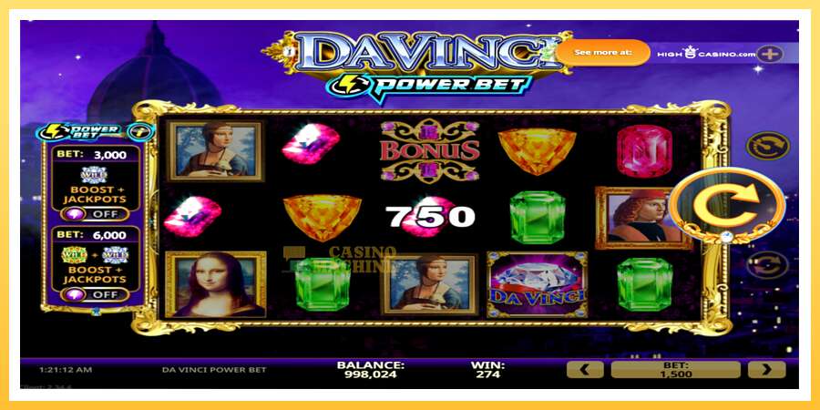 Da Vinci Power Bet: ပိုက်ဆံအတွက်ကစား, ပုံ 3