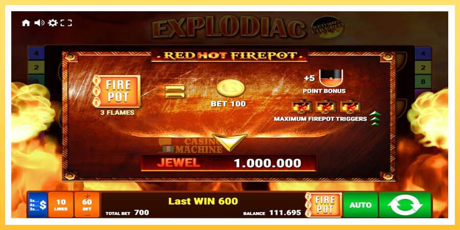 Explodiac Red Hot Firepot: ပိုက်ဆံအတွက်ကစား, ပုံ 6