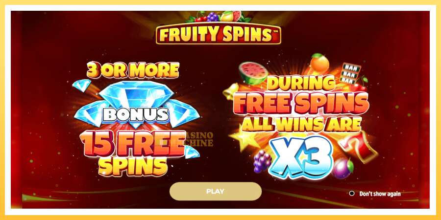 Fruity Spins: ပိုက်ဆံအတွက်ကစား, ပုံ 1