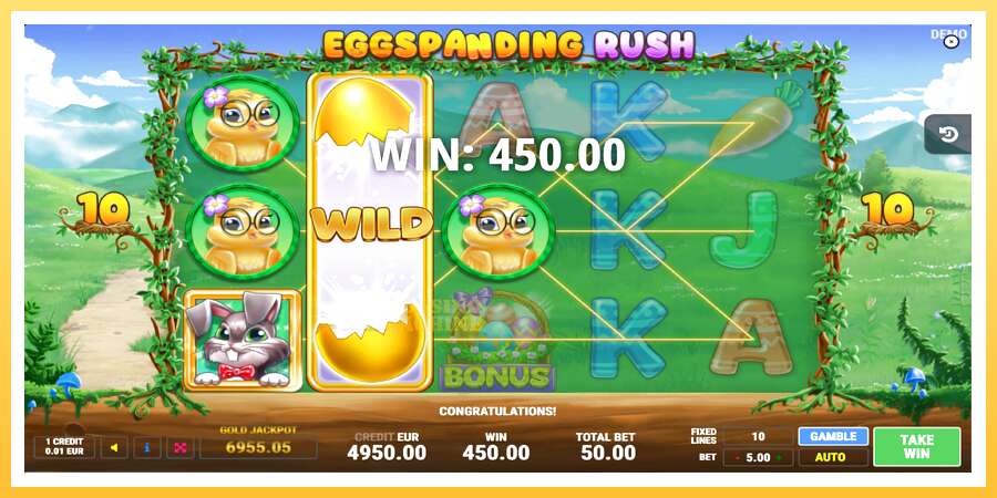 Eggspanding Rush: ပိုက်ဆံအတွက်ကစား, ပုံ 2