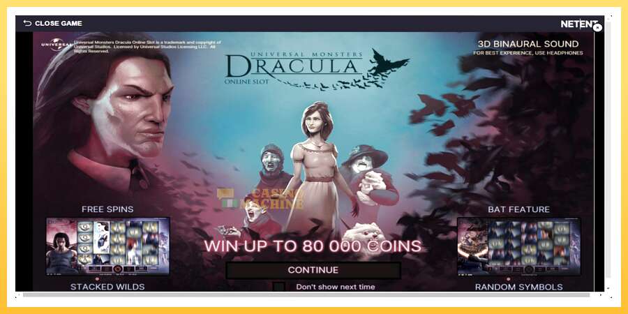 Dracula: ပိုက်ဆံအတွက်ကစား, ပုံ 1