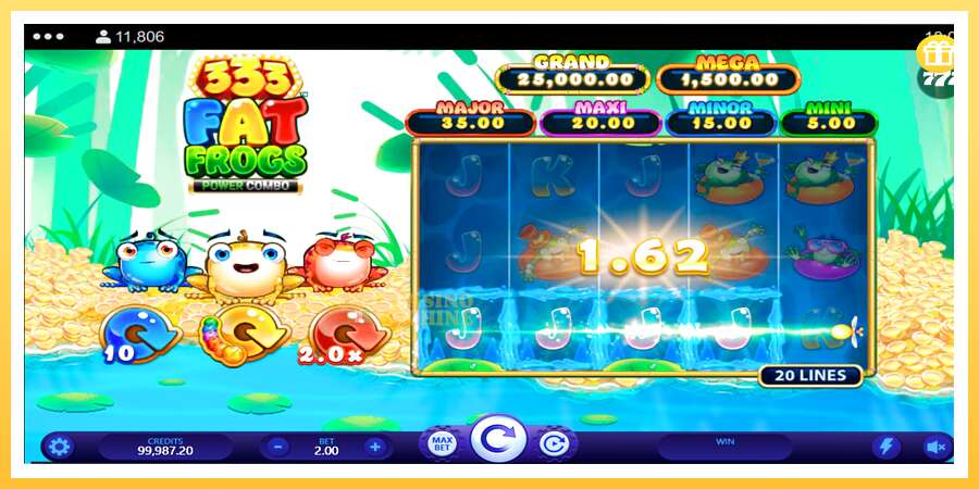 333 Fat Frogs Power Combo: ပိုက်ဆံအတွက်ကစား, ပုံ 4