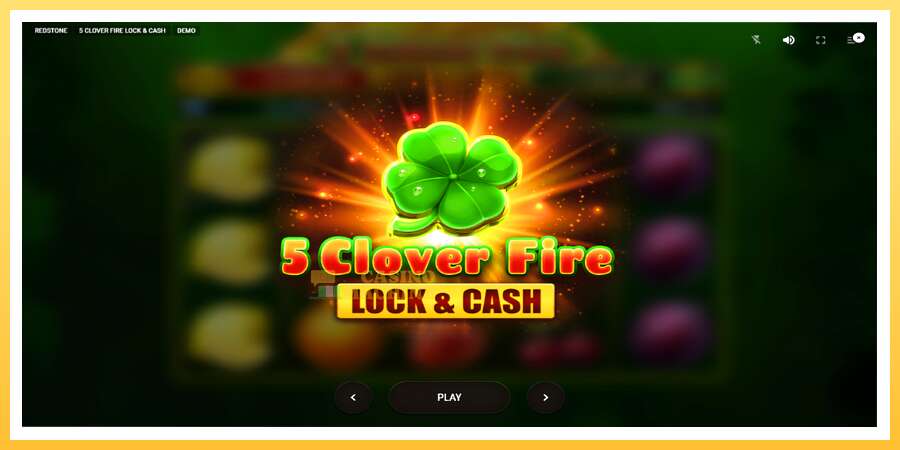 5 Clover Fire Lock & Cash: ပိုက်ဆံအတွက်ကစား, ပုံ 1