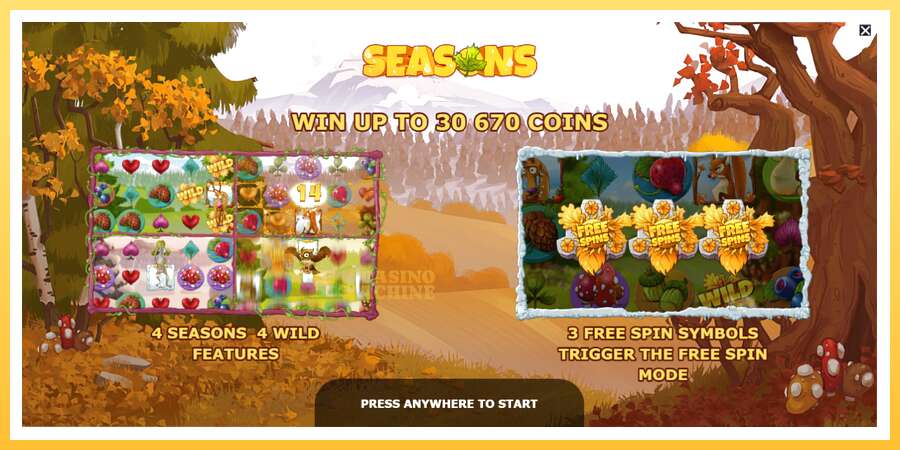 Seasons: ပိုက်ဆံအတွက်ကစား, ပုံ 1