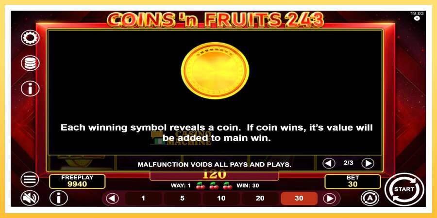 Coinsn Fruits 243: ပိုက်ဆံအတွက်ကစား, ပုံ 6