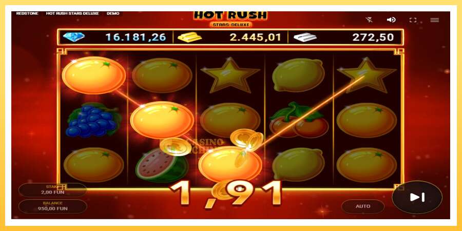 Hot Rush Stars Deluxe: ပိုက်ဆံအတွက်ကစား, ပုံ 2