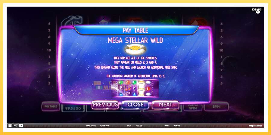 Mega Stellar: ပိုက်ဆံအတွက်ကစား, ပုံ 6