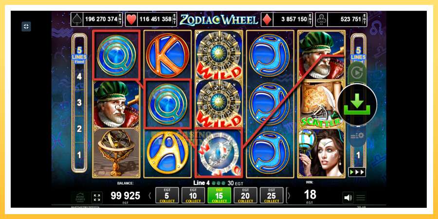 Zodiac Wheel: ပိုက်ဆံအတွက်ကစား, ပုံ 2