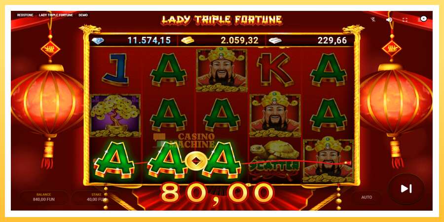 Lady Triple Fortune: ပိုက်ဆံအတွက်ကစား, ပုံ 3