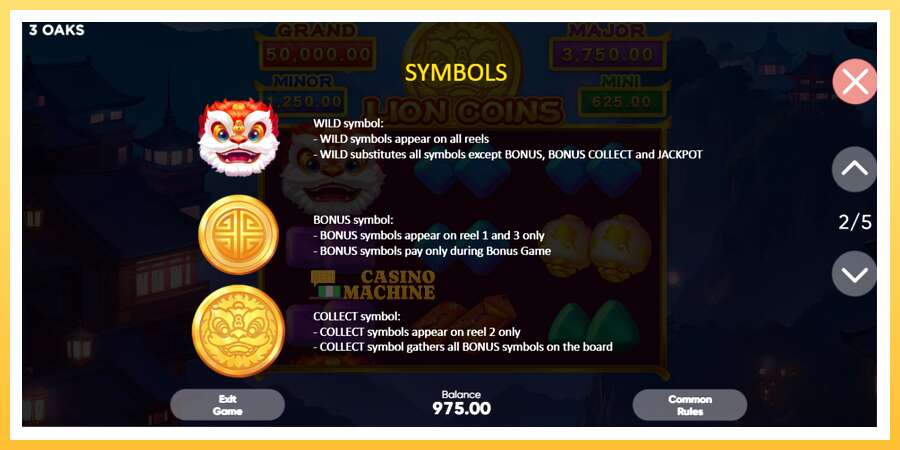 Lion Coins: ပိုက်ဆံအတွက်ကစား, ပုံ 6