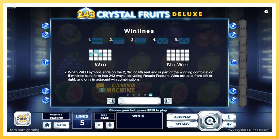 243 Crystal Fruits Deluxe: ပိုက်ဆံအတွက်ကစား, ပုံ 7