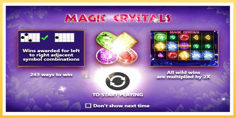 Magic Crystals: ပိုက်ဆံအတွက်ကစား, ပုံ 1