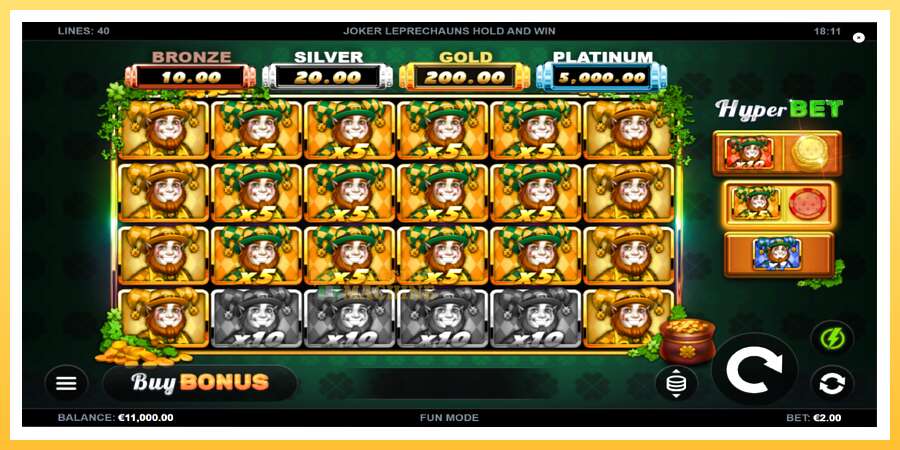 Joker Leprechauns Hold and Win: ပိုက်ဆံအတွက်ကစား, ပုံ 2