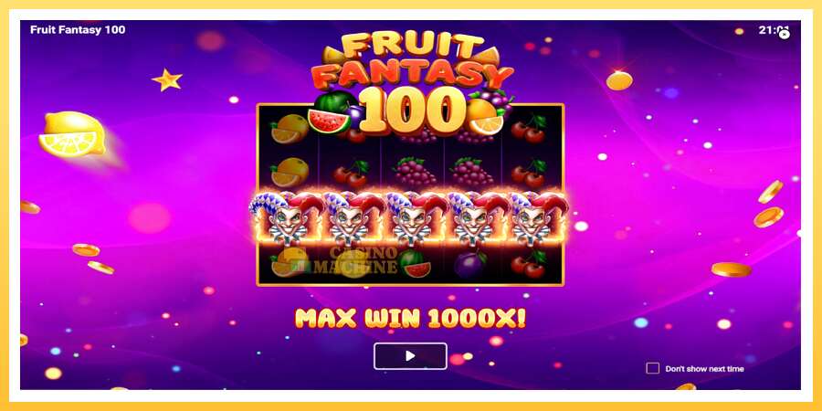 Fruit Fantasy 100: ပိုက်ဆံအတွက်ကစား, ပုံ 1