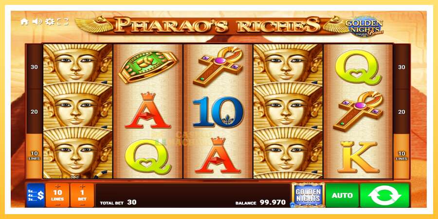 Pharaos Riches Golden Nights: ပိုက်ဆံအတွက်ကစား, ပုံ 2