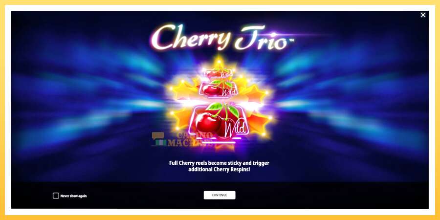 Cherry Trio: ပိုက်ဆံအတွက်ကစား, ပုံ 1