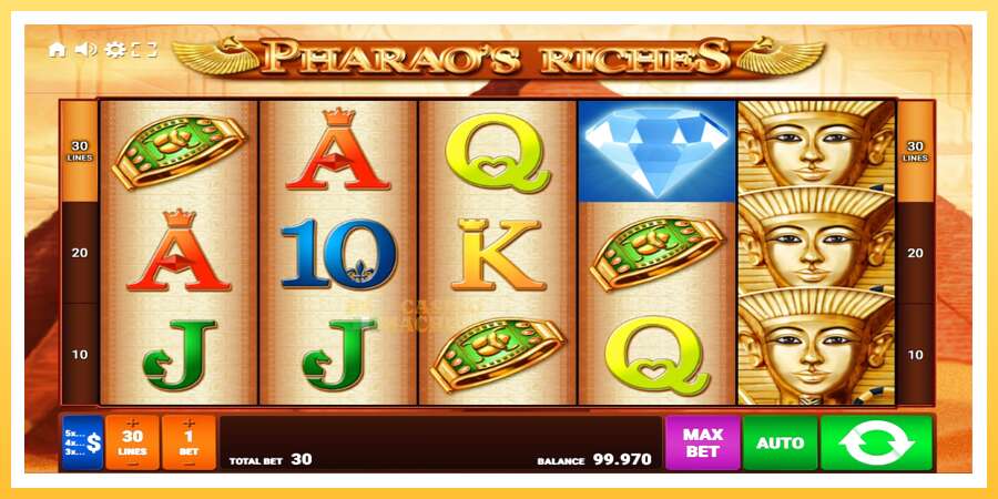 Pharaos Riches: ပိုက်ဆံအတွက်ကစား, ပုံ 1