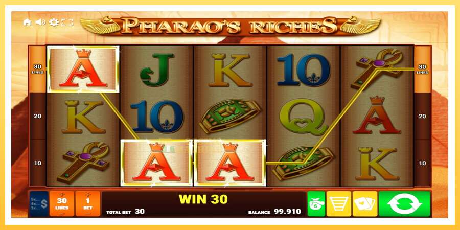 Pharaos Riches: ပိုက်ဆံအတွက်ကစား, ပုံ 2