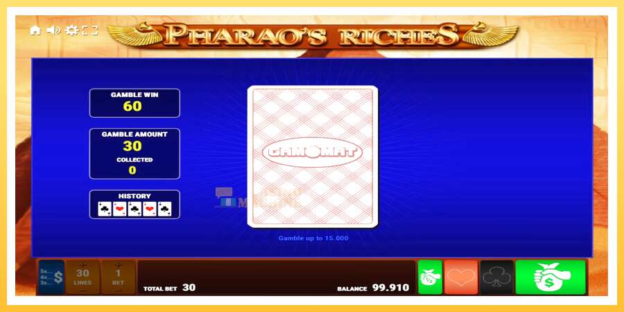 Pharaos Riches: ပိုက်ဆံအတွက်ကစား, ပုံ 4