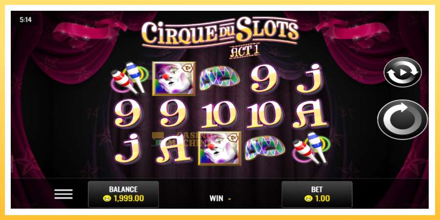 Cirque du Slots: ပိုက်ဆံအတွက်ကစား, ပုံ 1