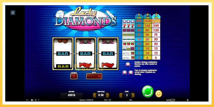 Lucky Diamonds: ပိုက်ဆံအတွက်ကစား, ပုံ 2