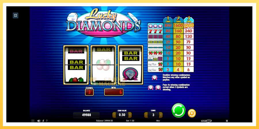 Lucky Diamonds: ပိုက်ဆံအတွက်ကစား, ပုံ 3