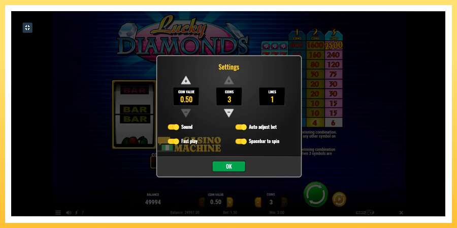 Lucky Diamonds: ပိုက်ဆံအတွက်ကစား, ပုံ 4