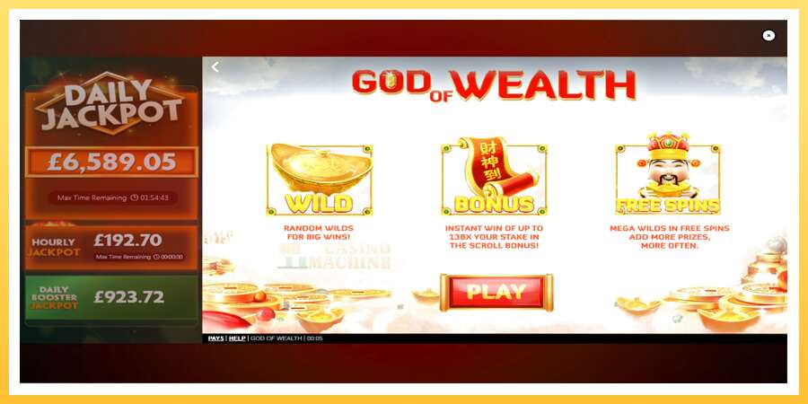 God of Wealth: ပိုက်ဆံအတွက်ကစား, ပုံ 1